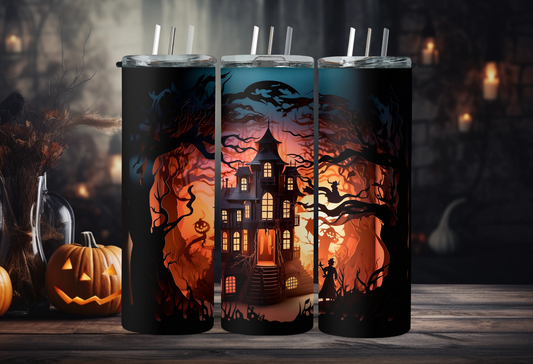 Haunted House 20 oz Tumbler